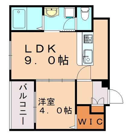 吉塚駅 徒歩8分 4階の物件間取画像